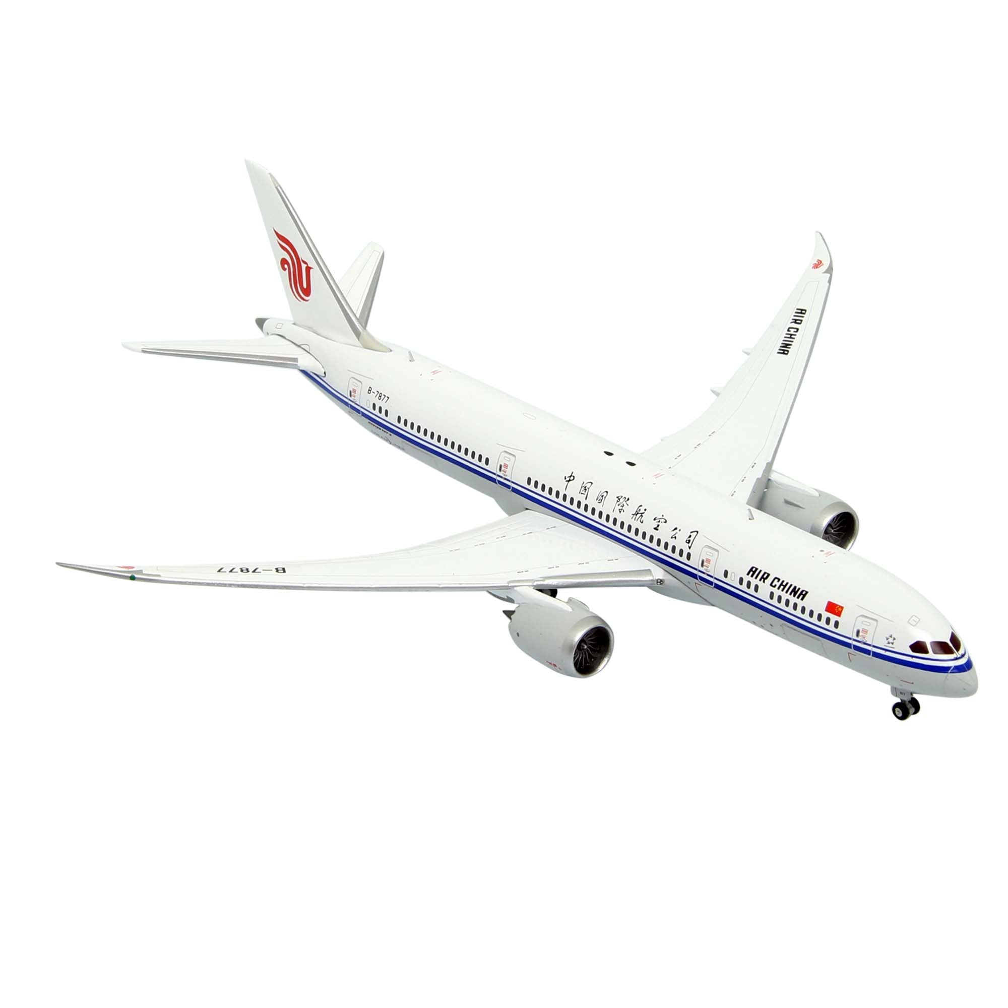 Air China B787-9 B-7877 aircraft model - 1/400th scale metal