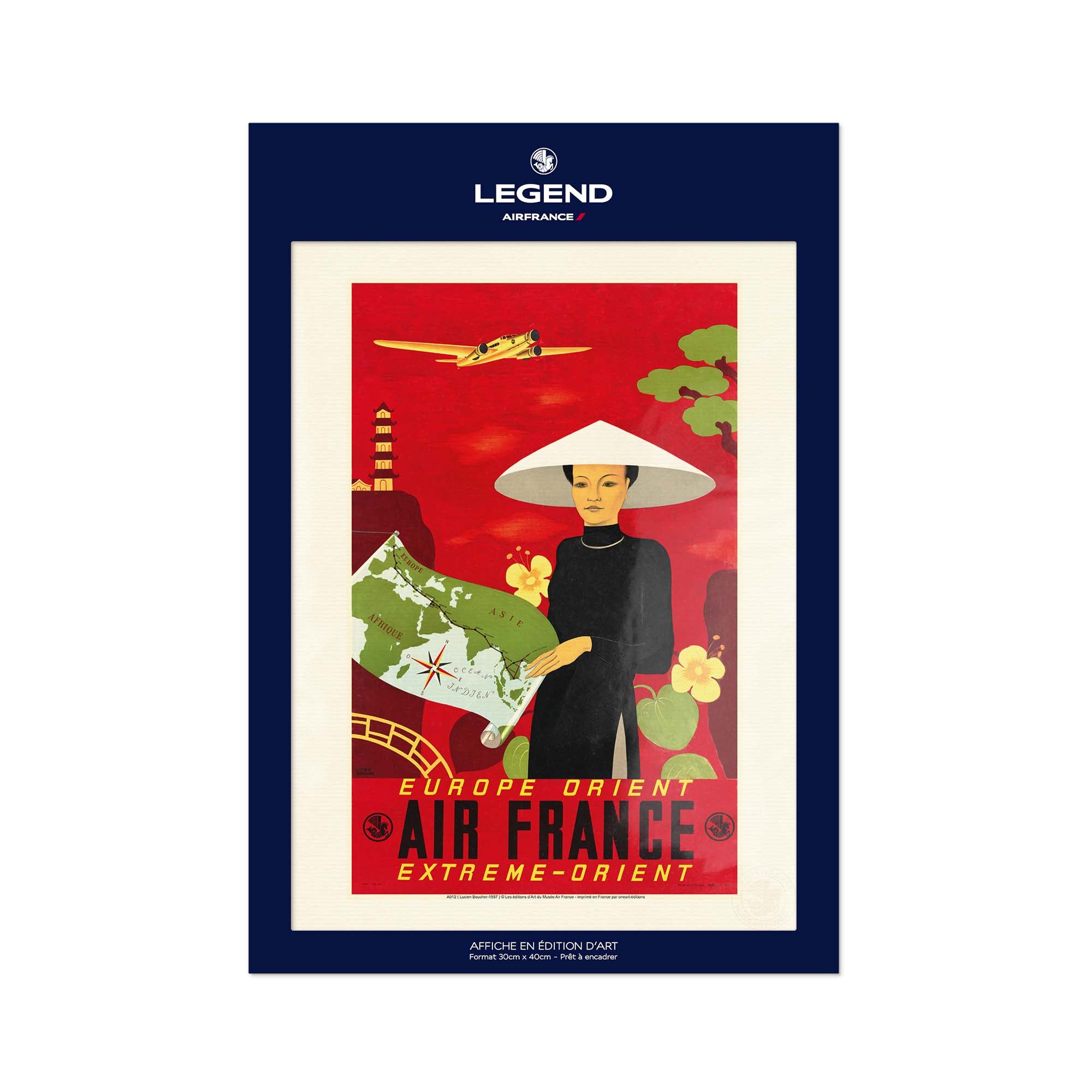 Affiche Air France - Europe Orient