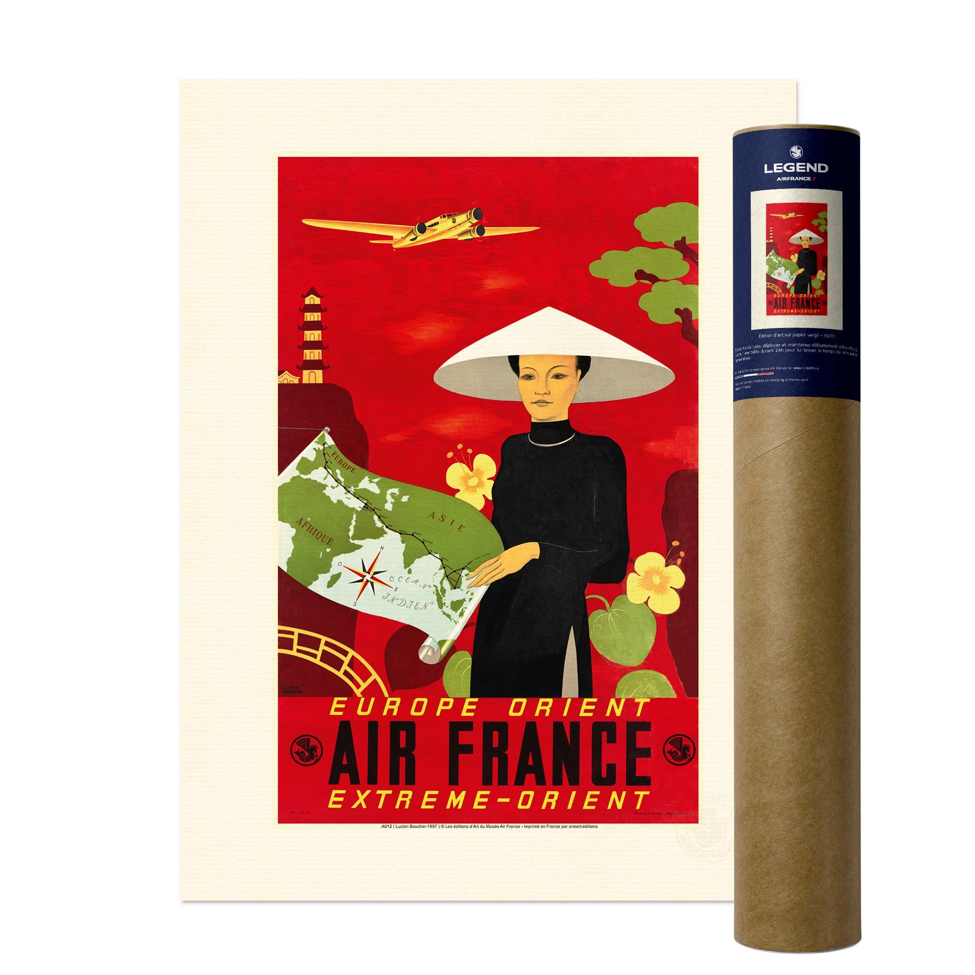 Affiche Air France - Europe Orient