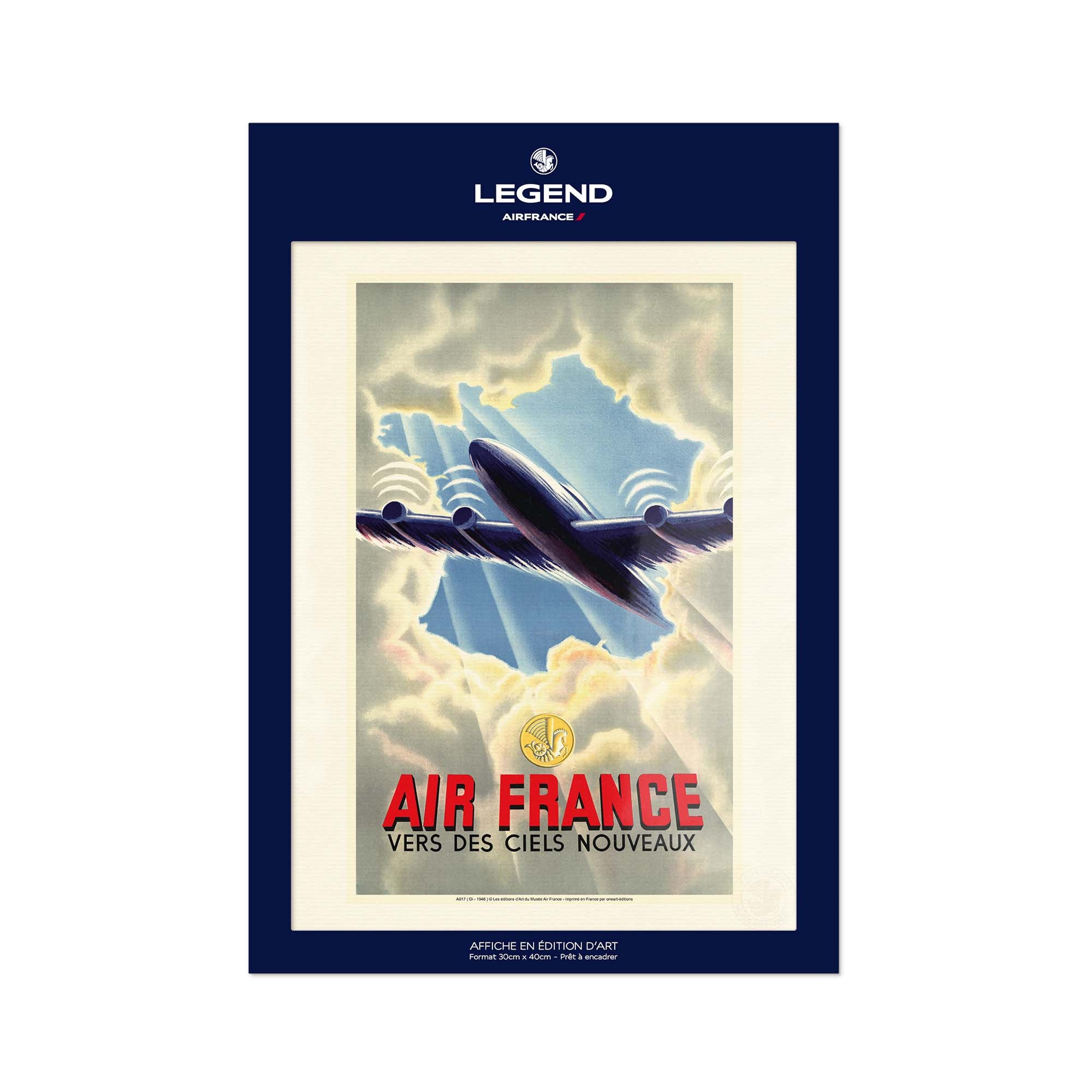 Air France poster - Towards new skies