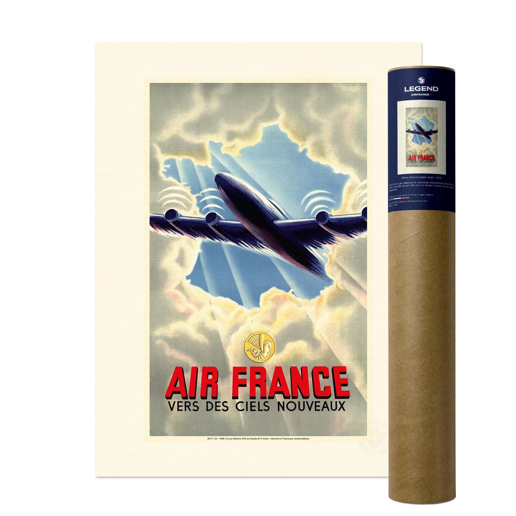 Air France poster - Towards new skies