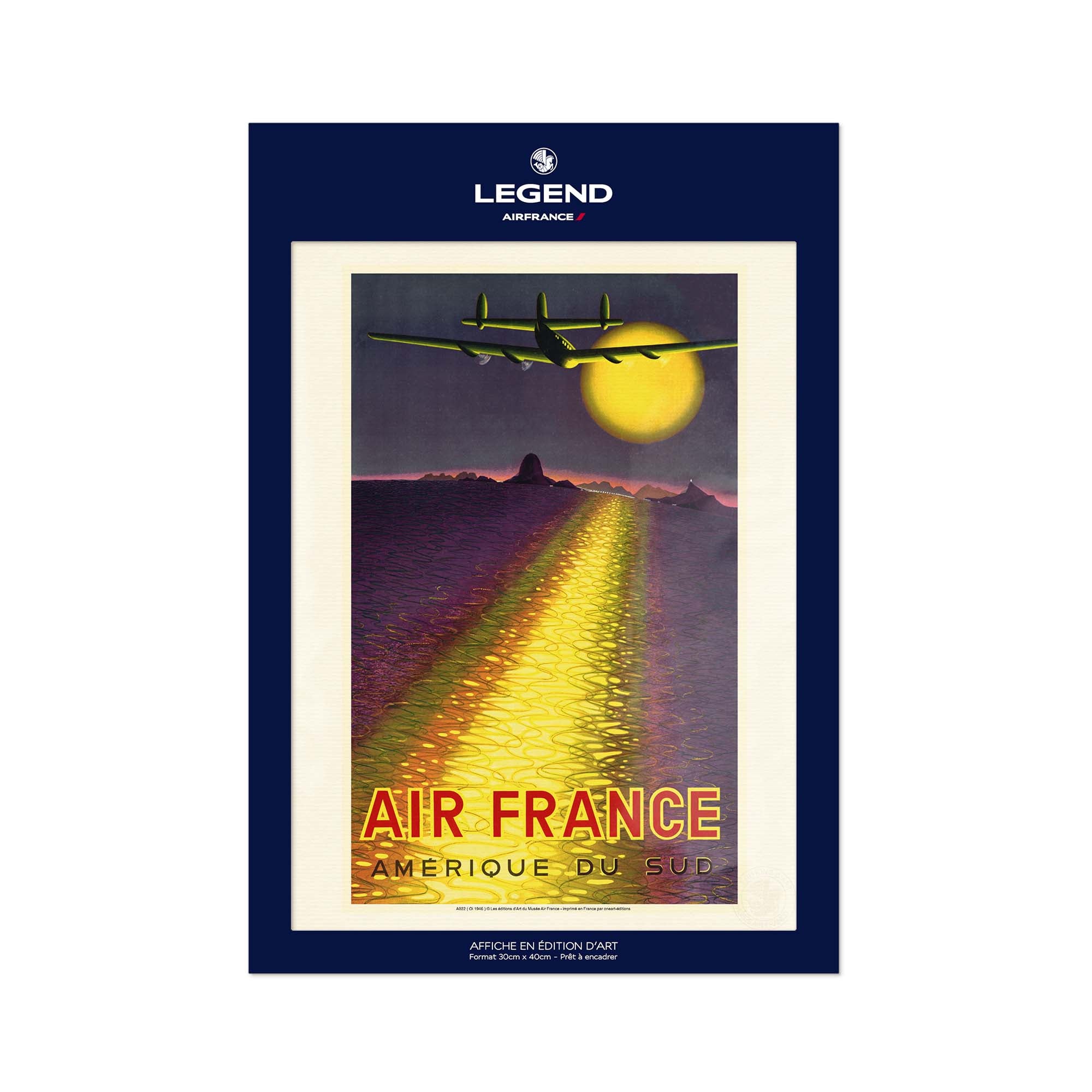 Affiche Air France - Amerique du Sud