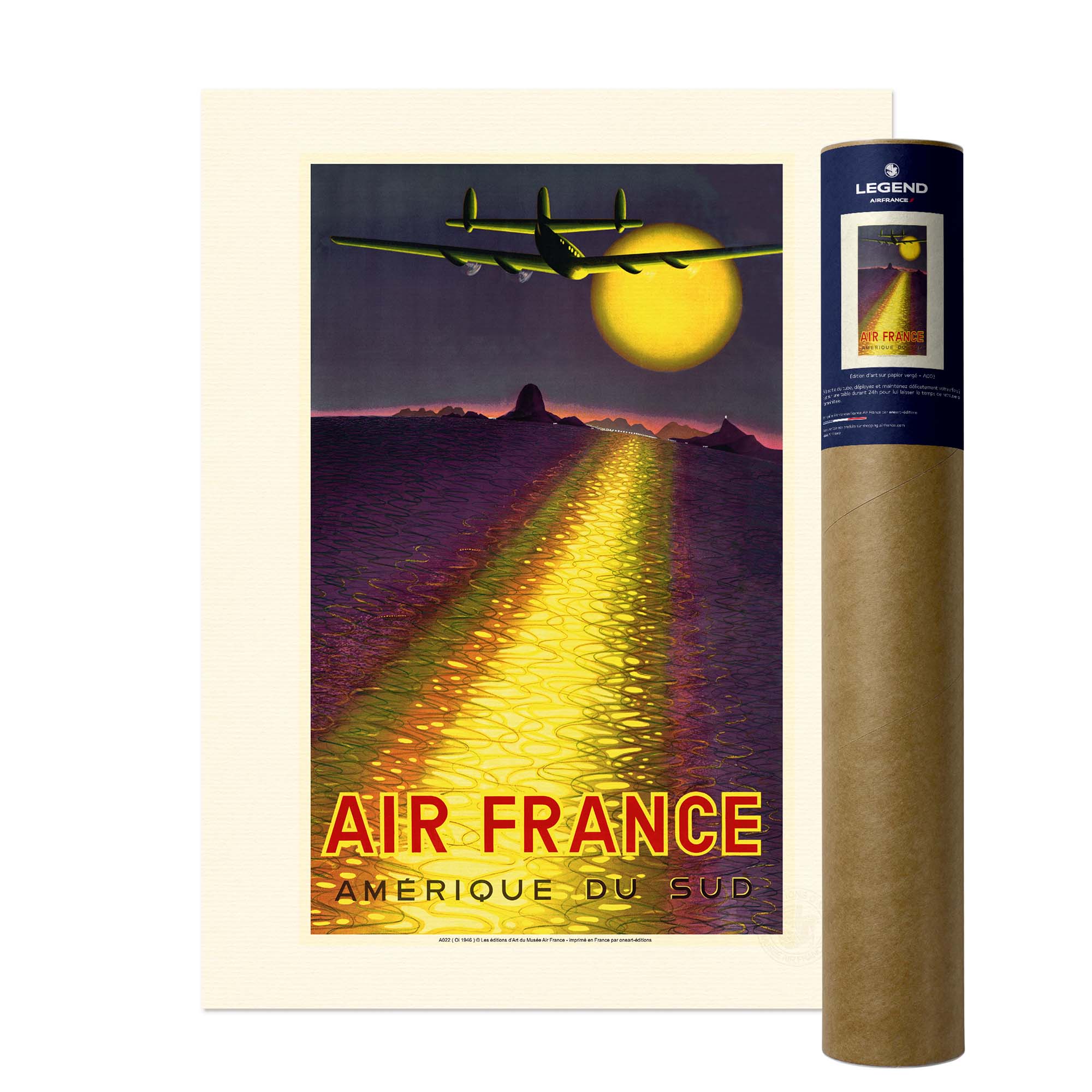 Affiche Air France - Amerique du Sud