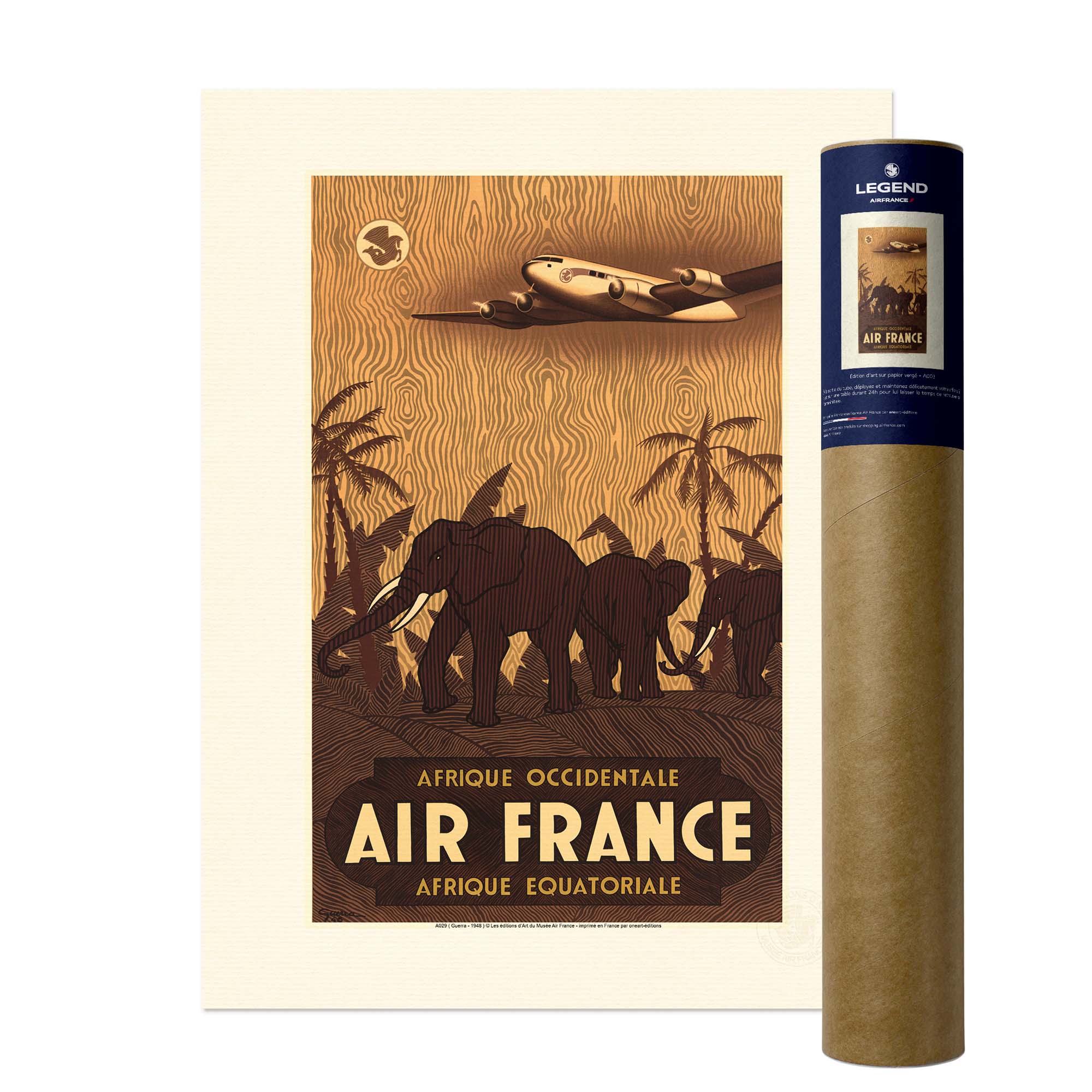 Air France Poster - West Africa / Equatorial