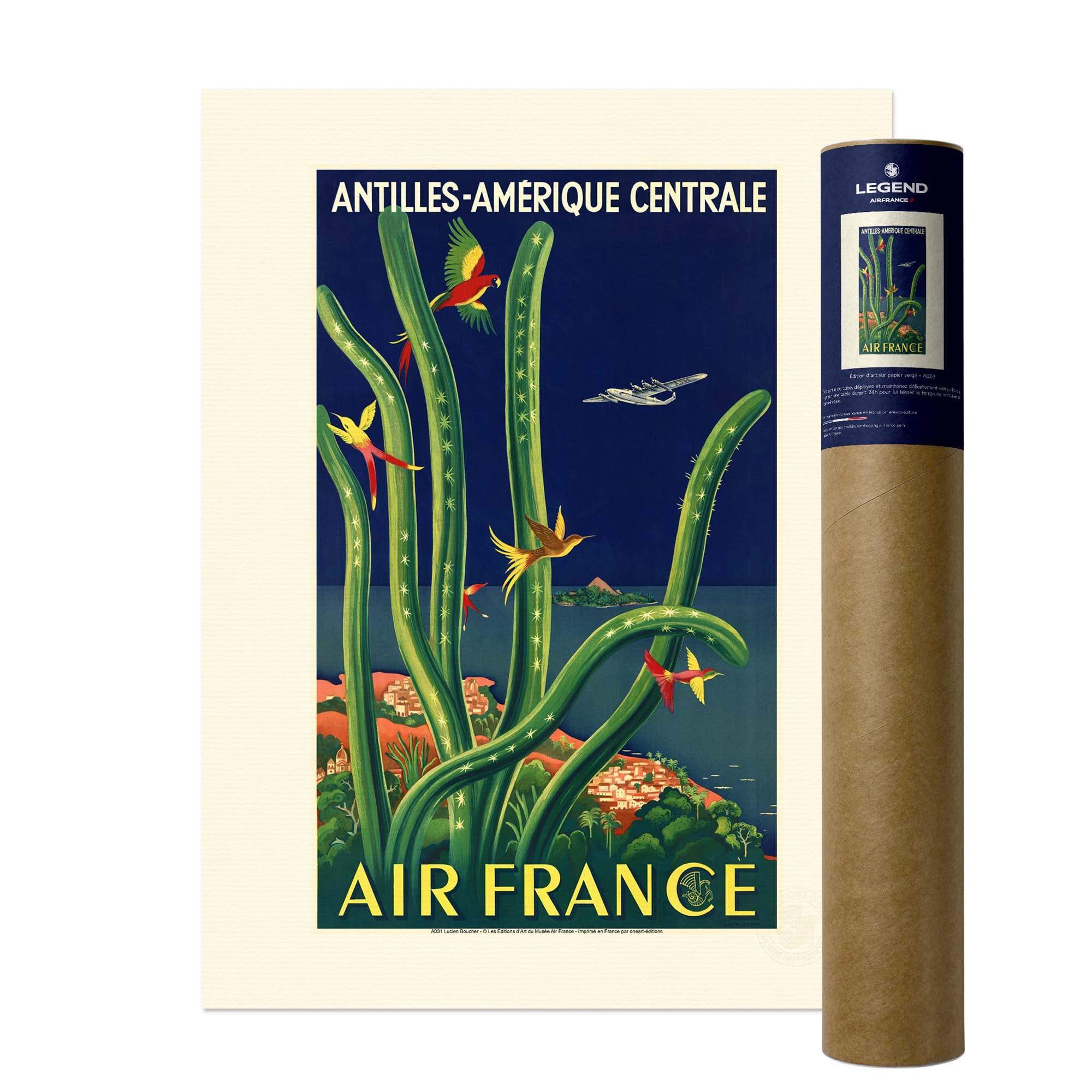 Air France poster - Antilles - Central America