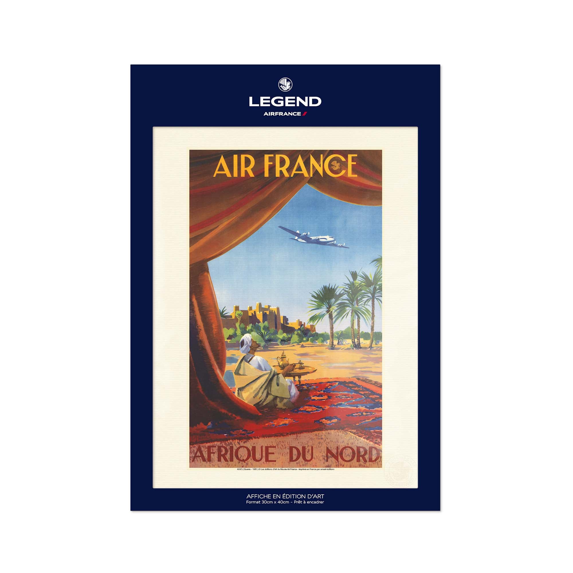 Affiche Air France - Afrique du Nord