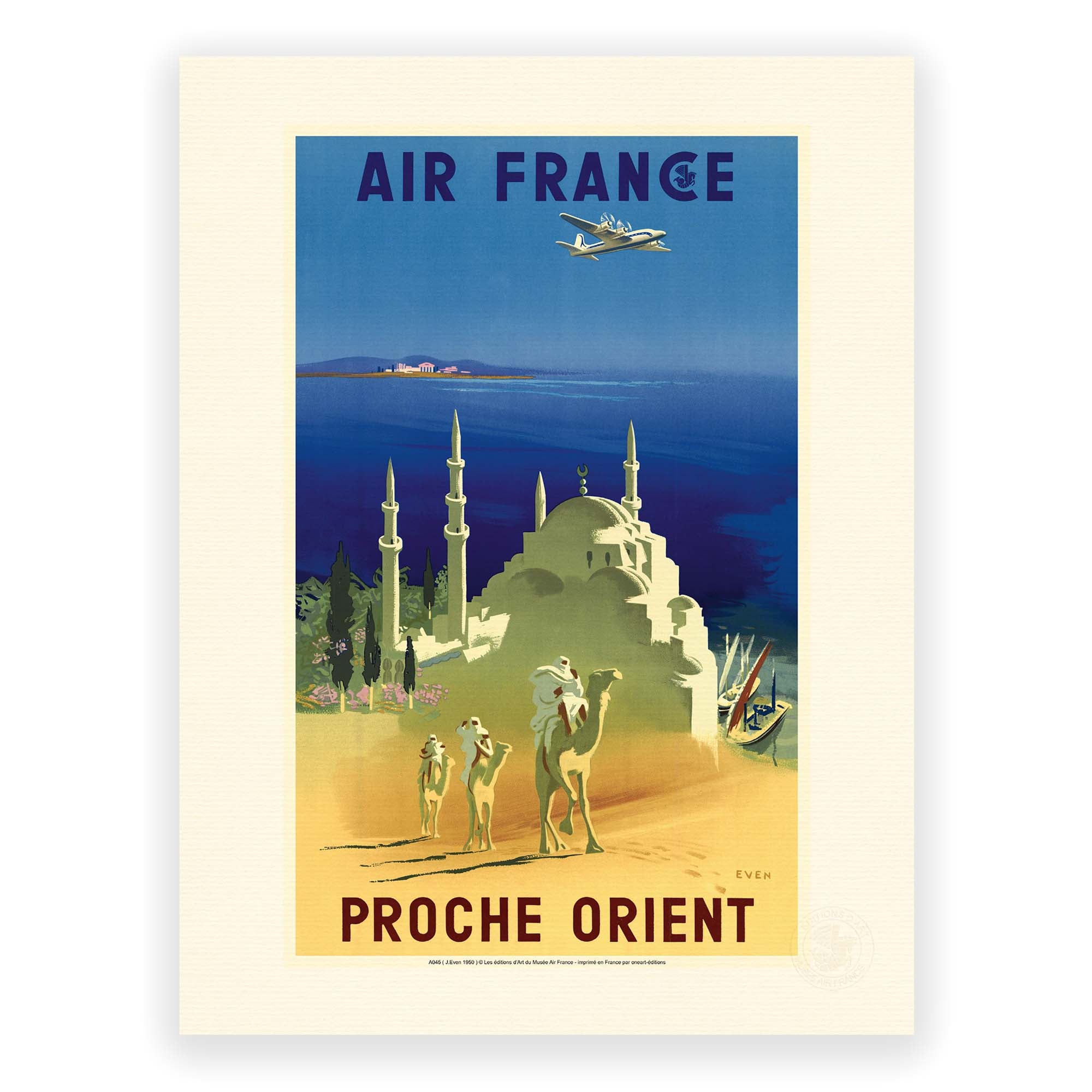 Affiche Air France - Proche Orient