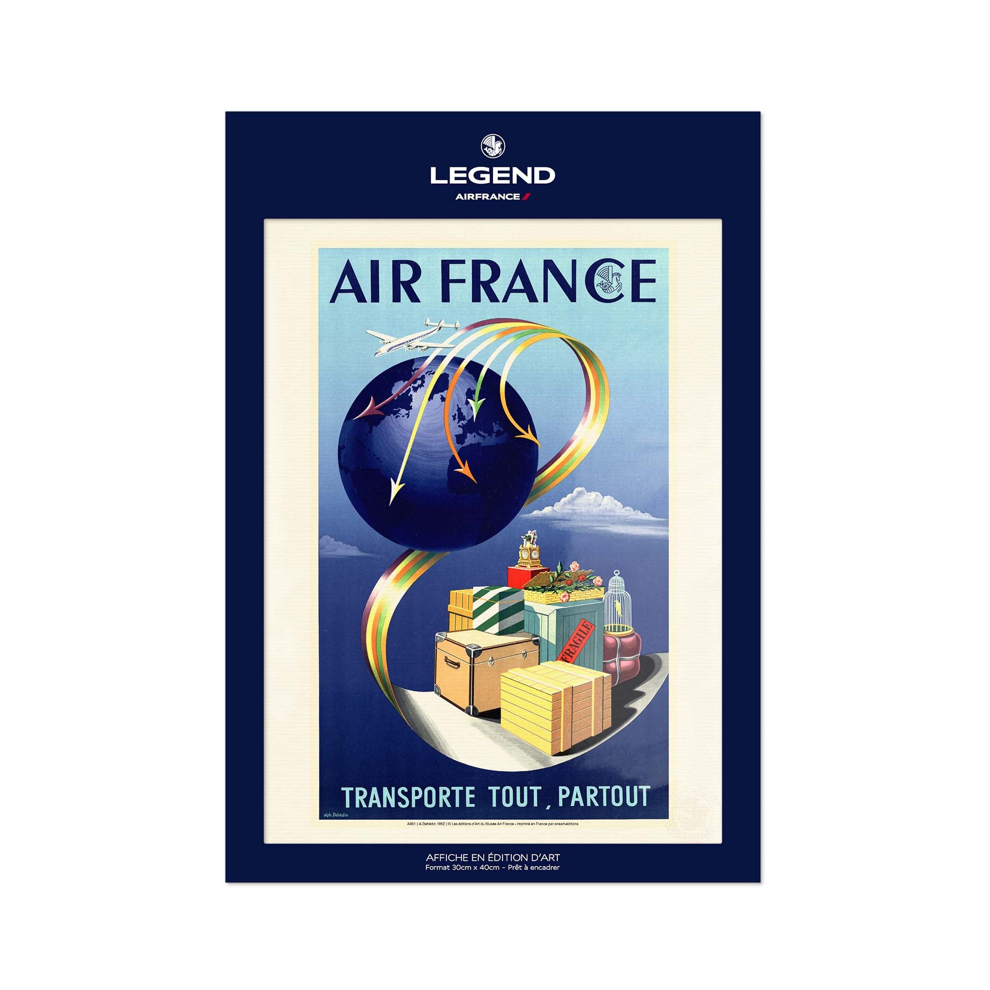 Air France poster - Transport everything, everywhere