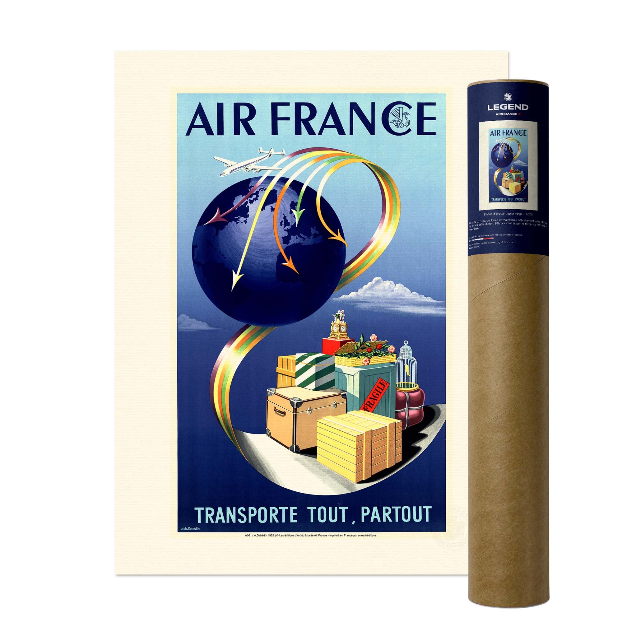 Air France poster - Transport everything, everywhere