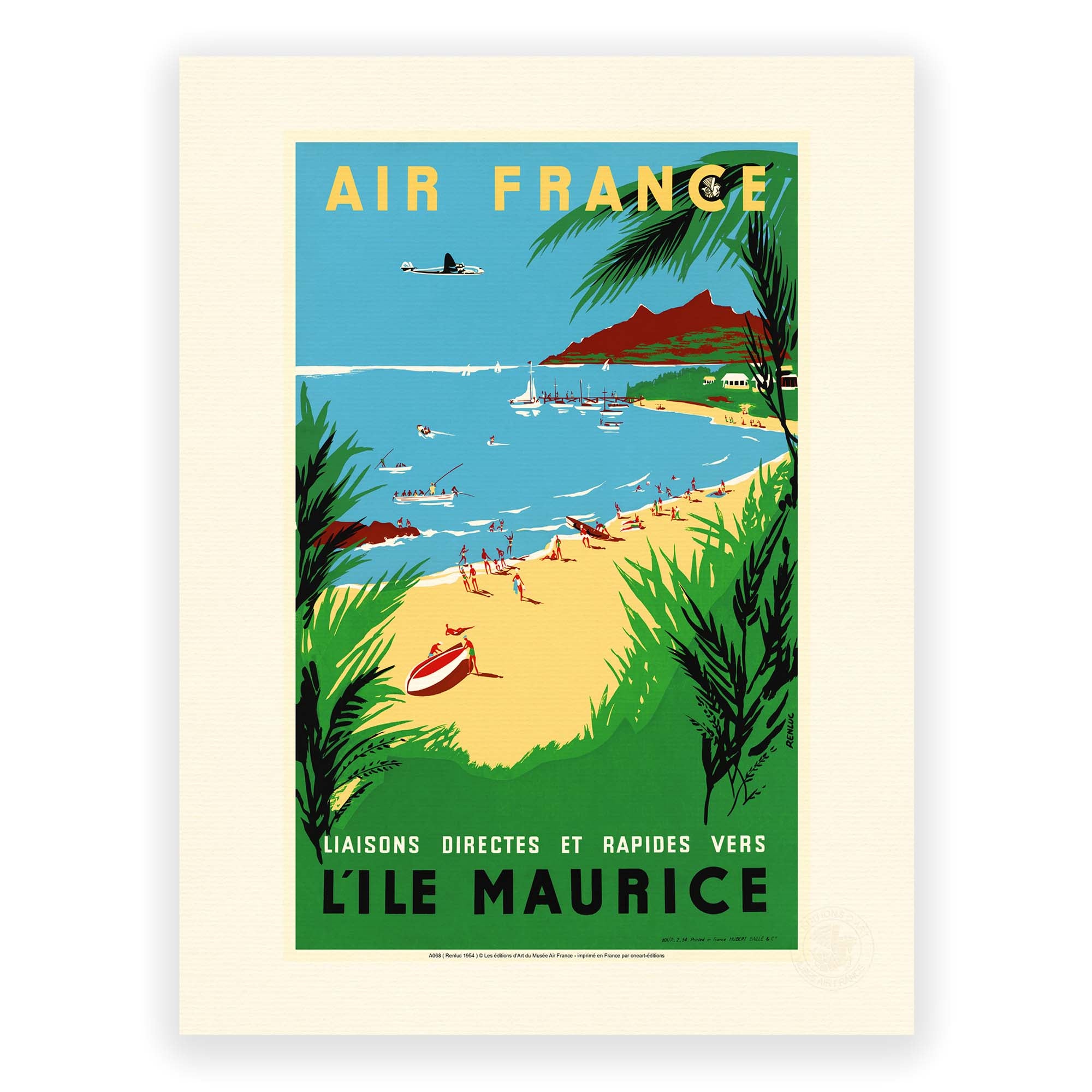 Affiche Air France - L'île Maurice