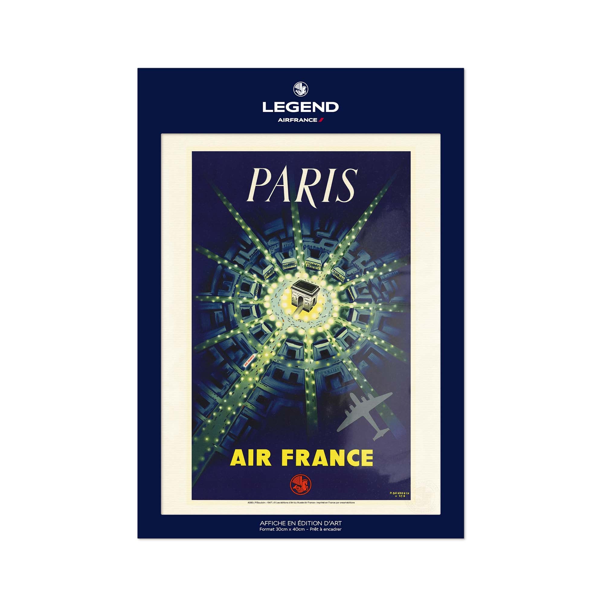 Air France poster - Paris (Arc de Triomphe)