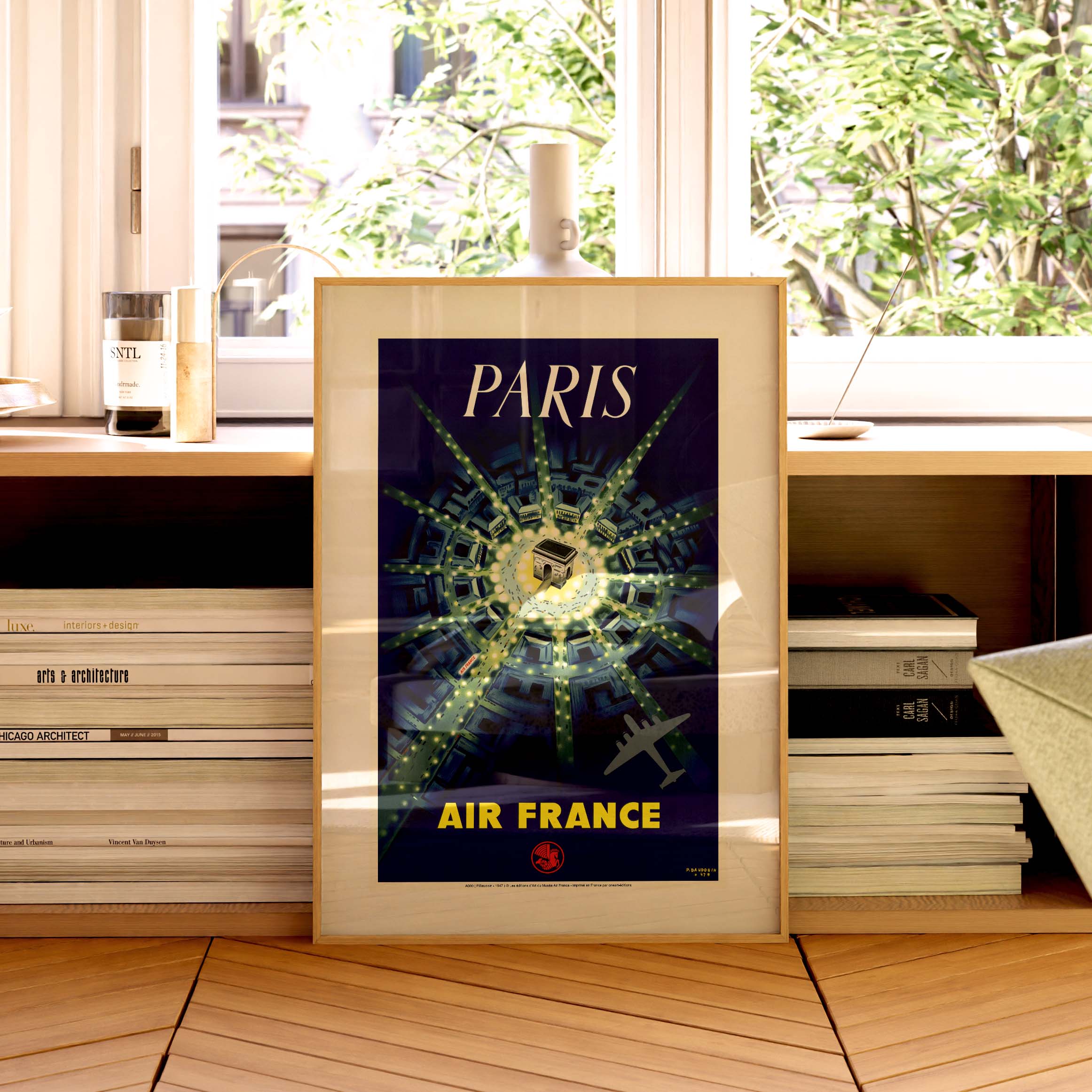 Affiche Air France - Paris (Arc de Triomphe)