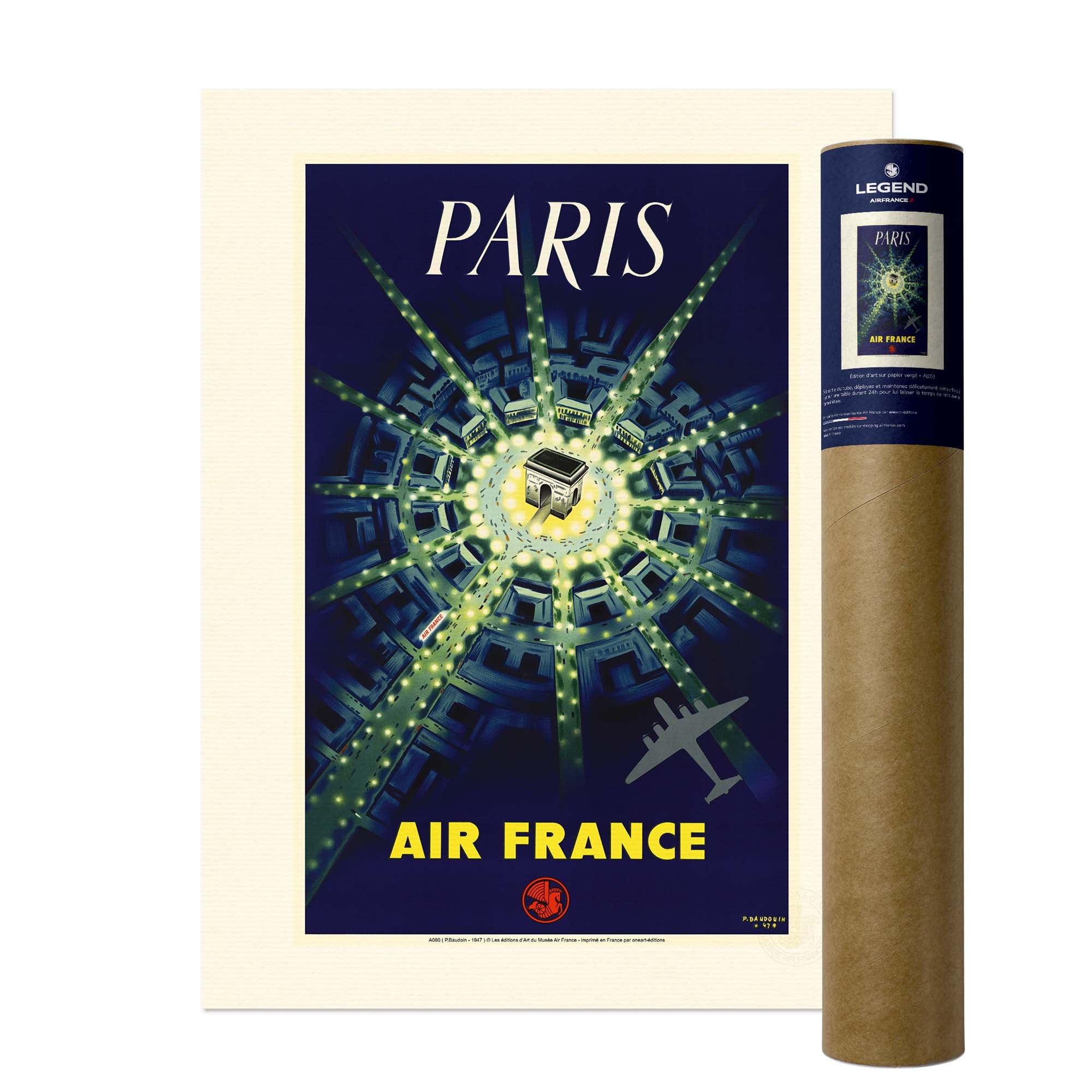 Air France poster - Paris (Arc de Triomphe)