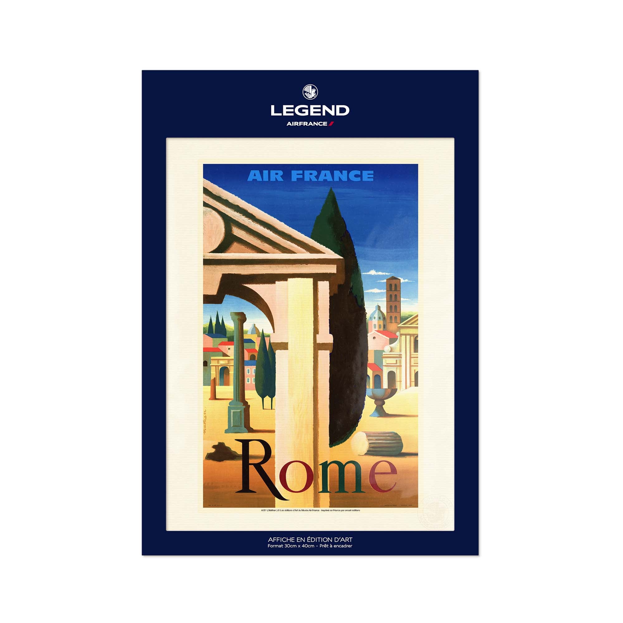 Air France poster - Rome