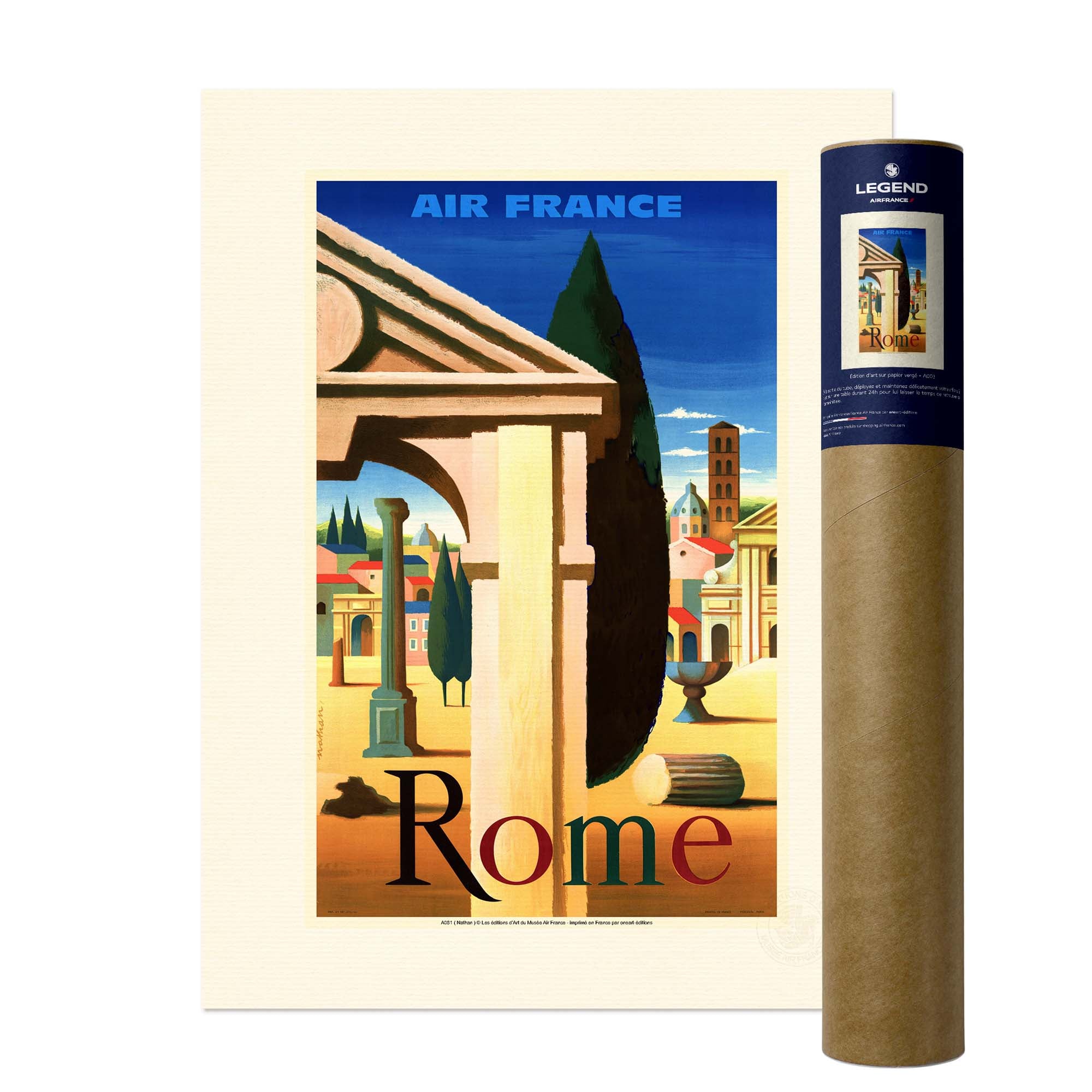 Air France poster - Rome