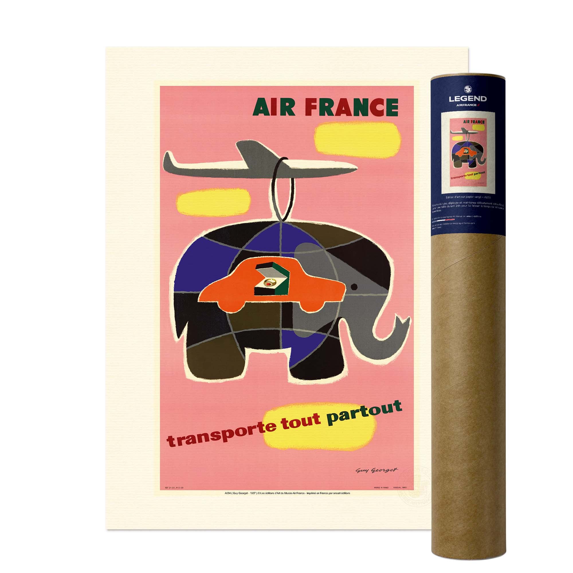 Air France poster - Transport everything, everywhere