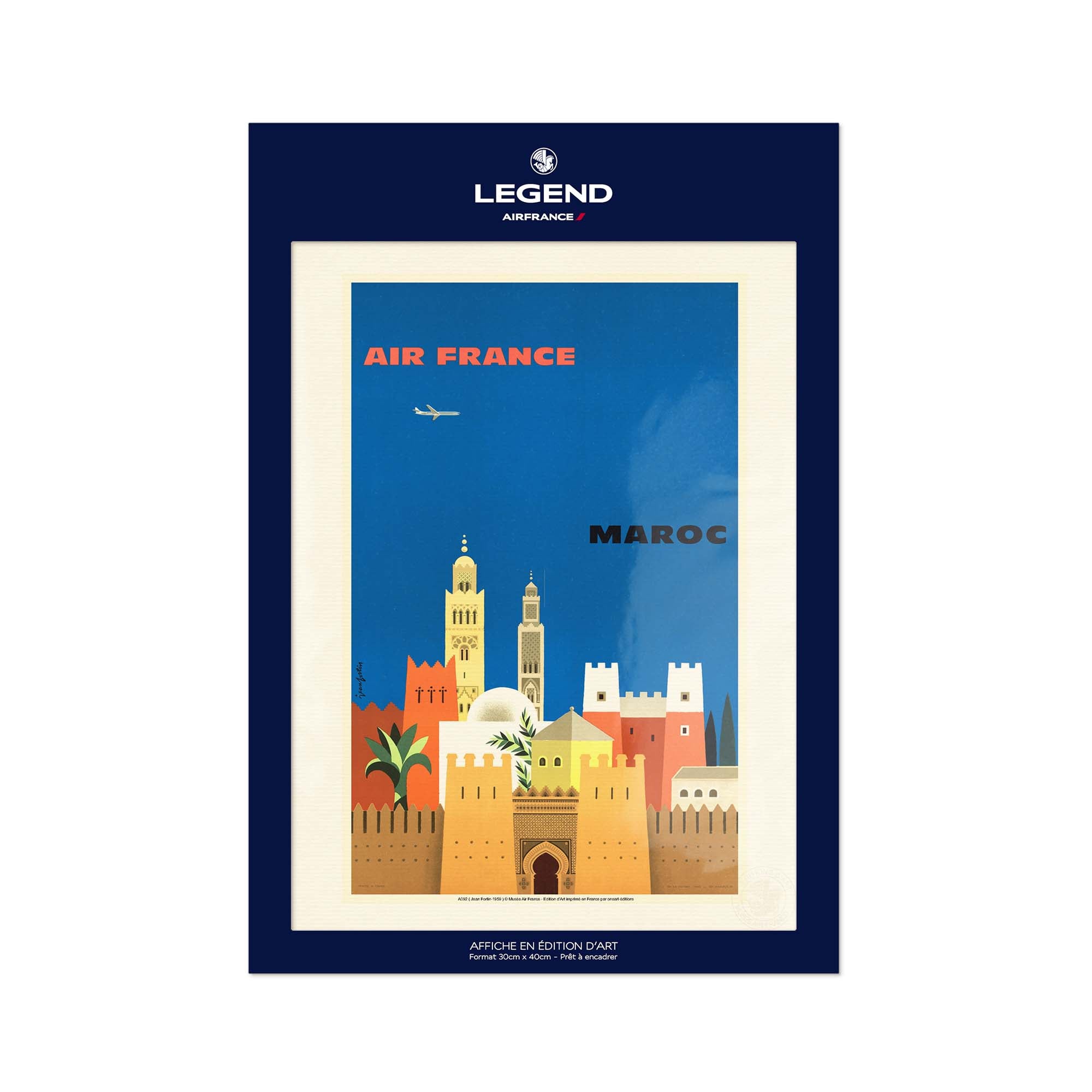 Air France poster - Morocco