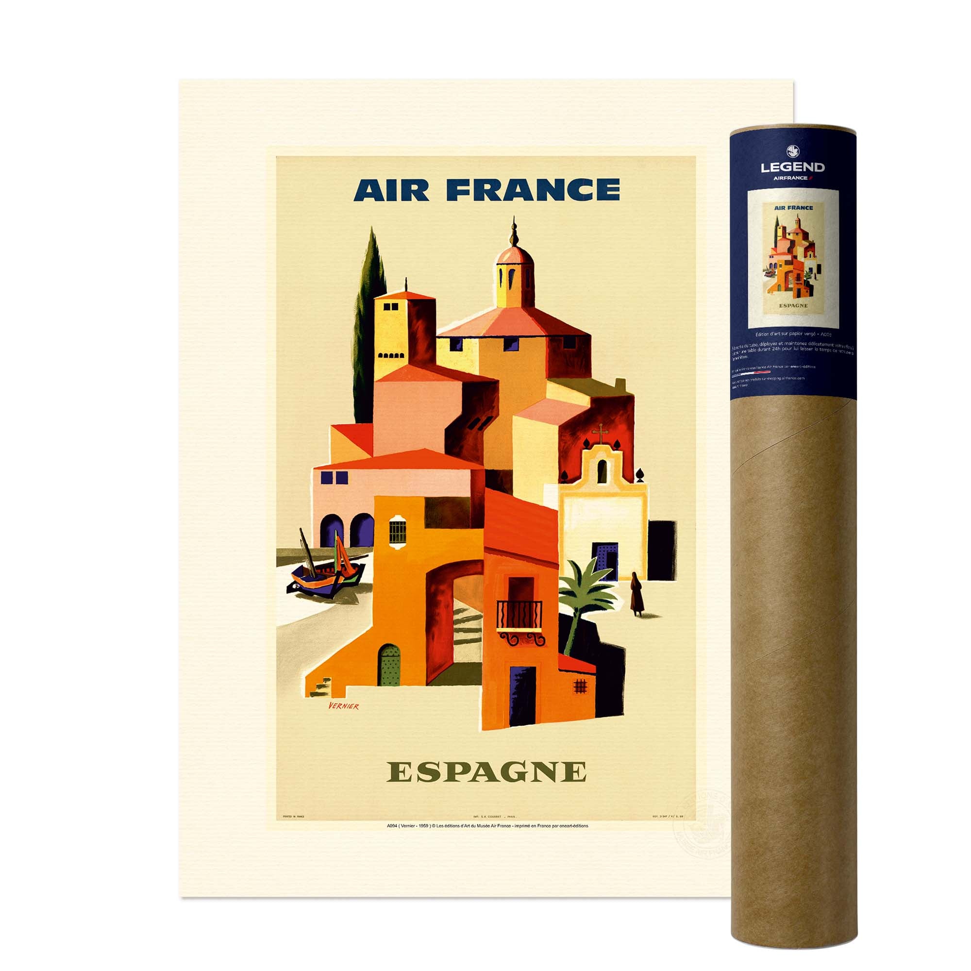 Affiche Air France - Espagne