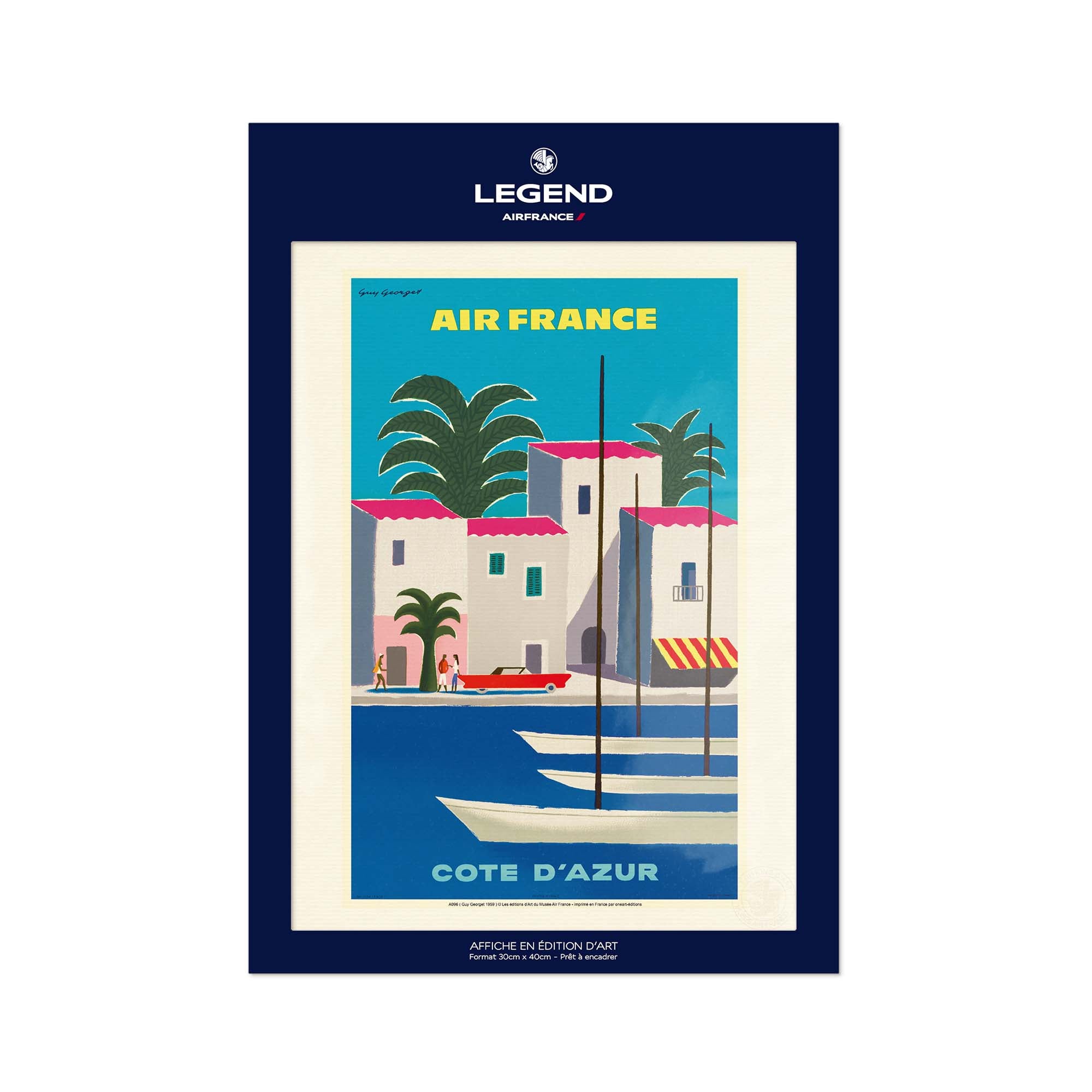 Air France poster - Côte d'Azur