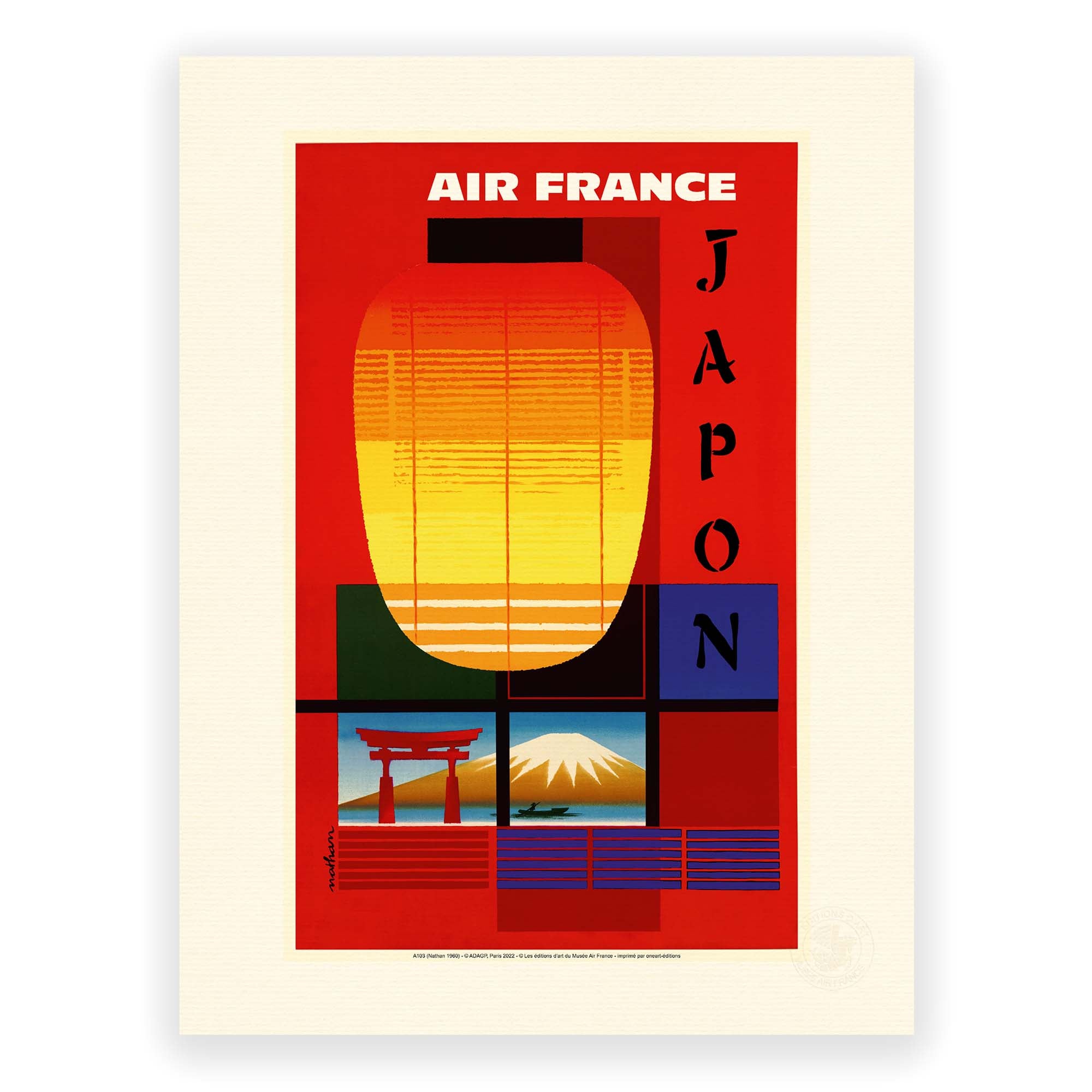 Affiche Air France - Japon