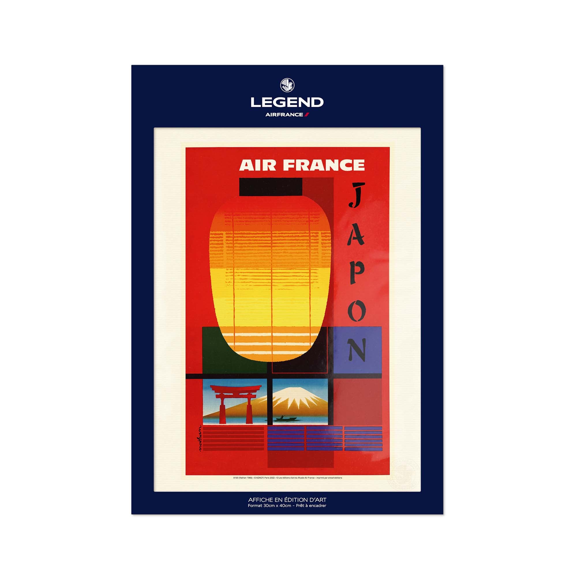 Air France - Japan poster