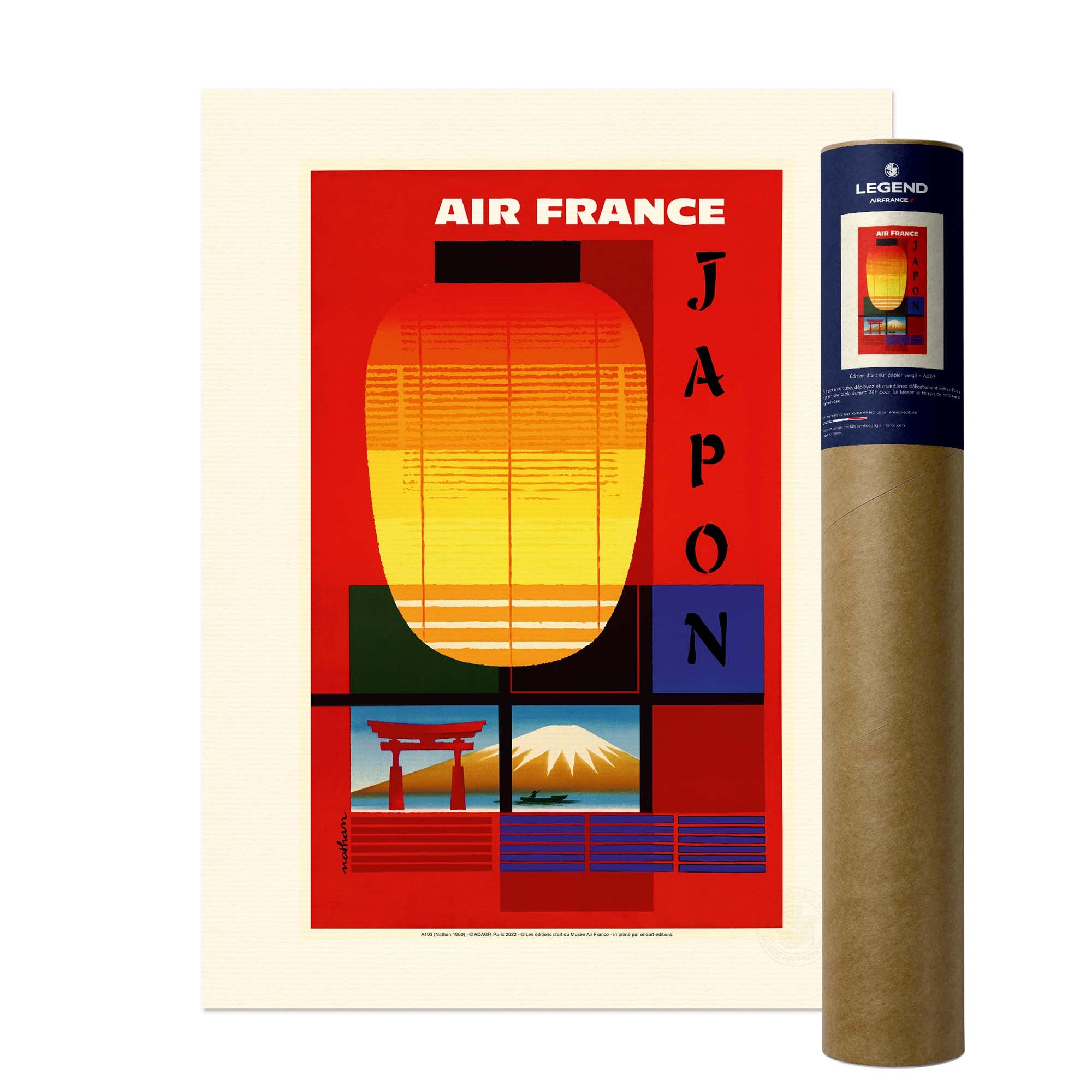 Air France - Japan poster