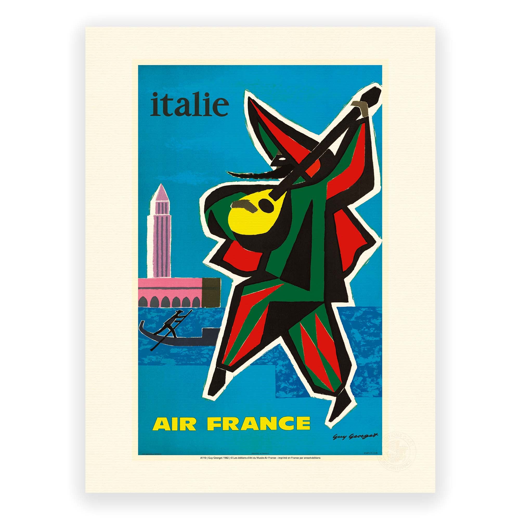 Affiche Air France - Italie