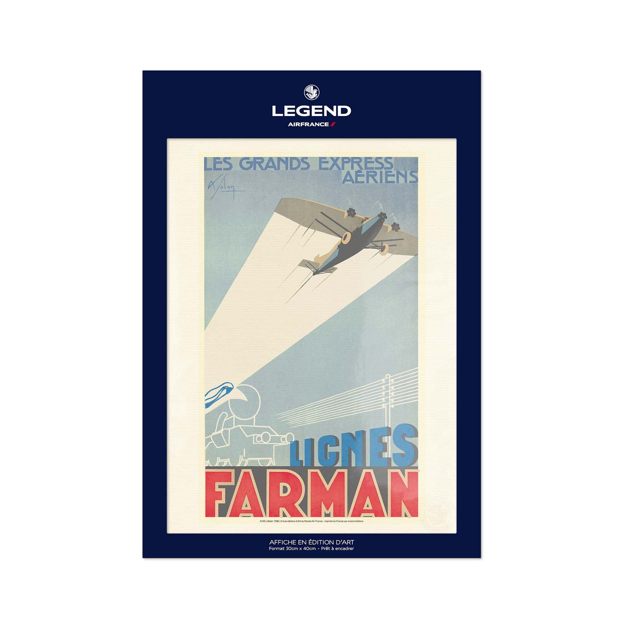 Air France poster - Farman Lines