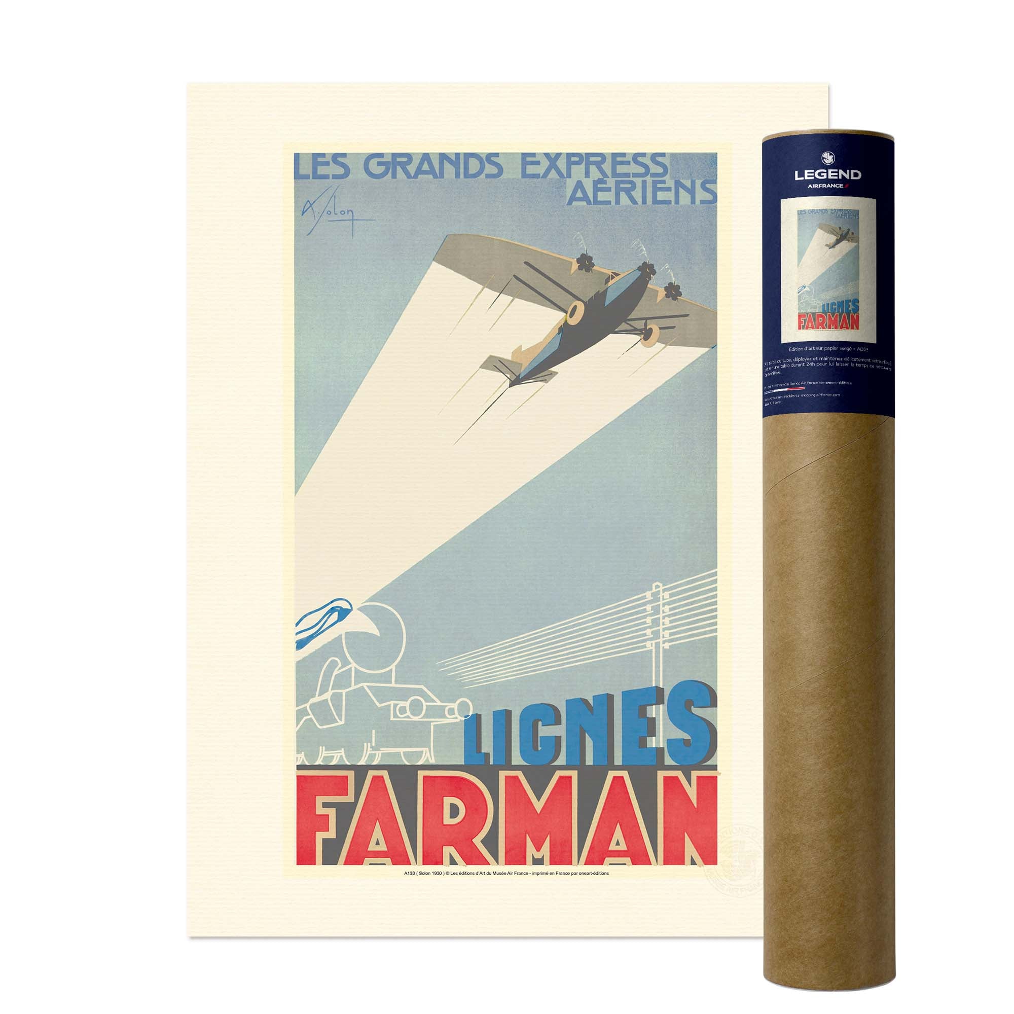 Air France poster - Farman Lines