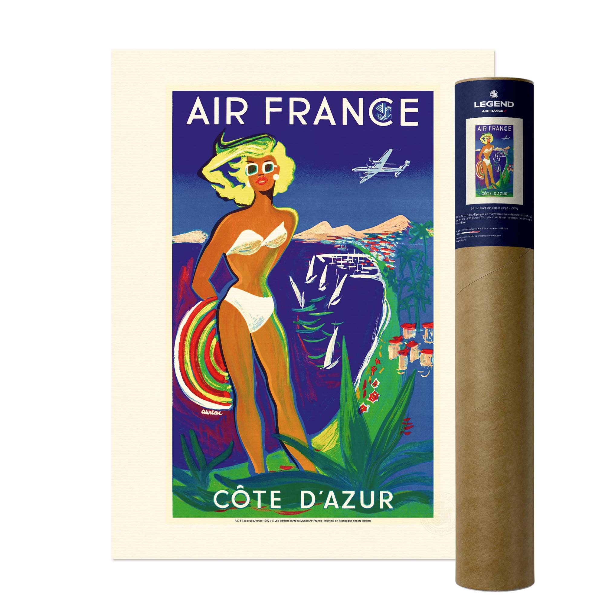 Air France poster - Côte d'Azur