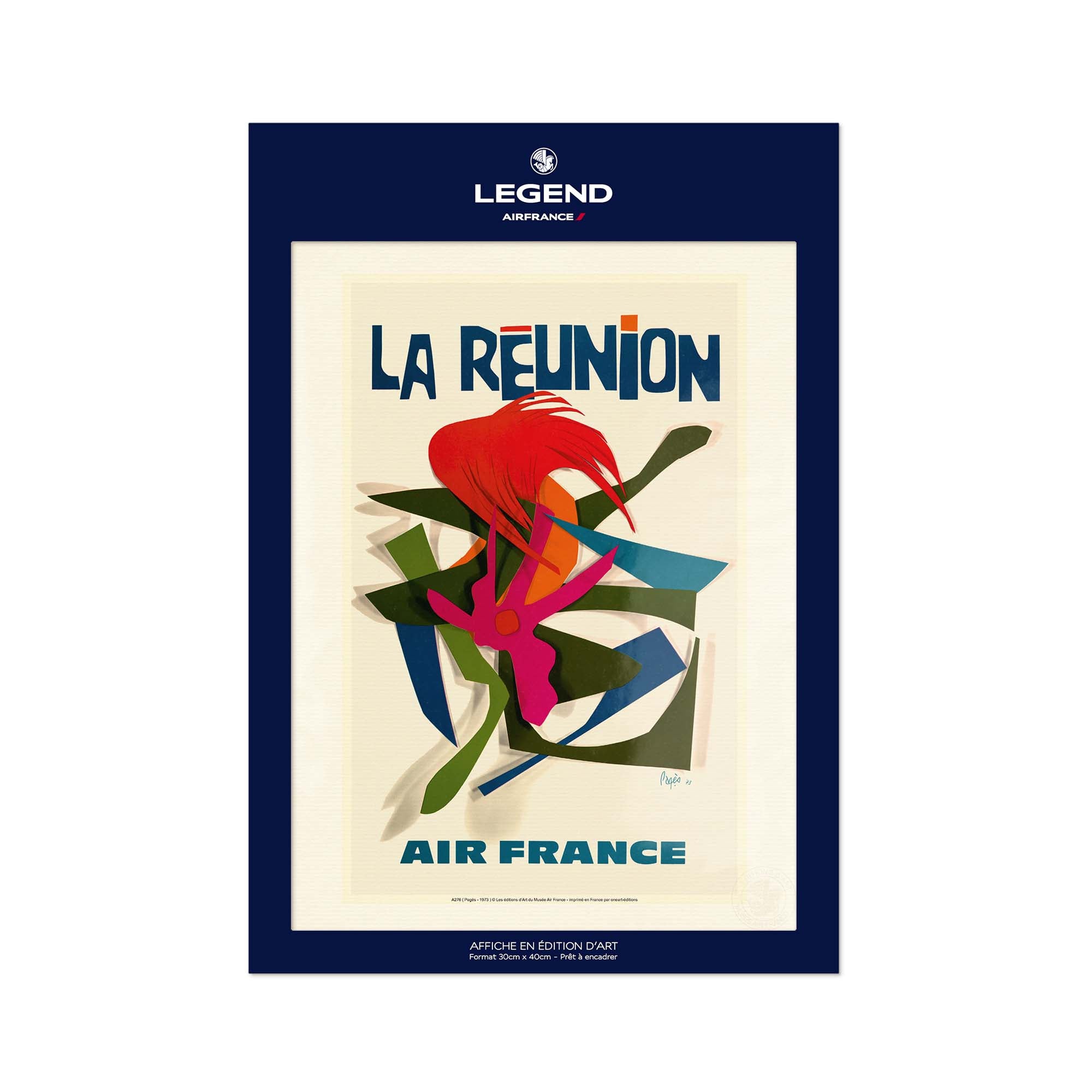 Air France poster - Reunion Island