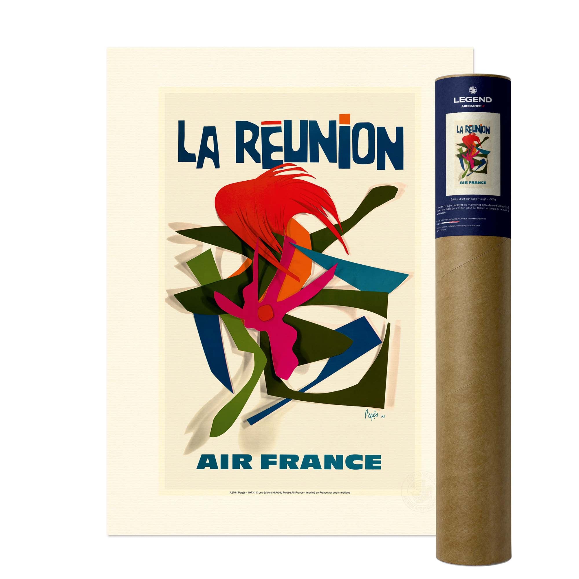 Air France poster - Reunion Island