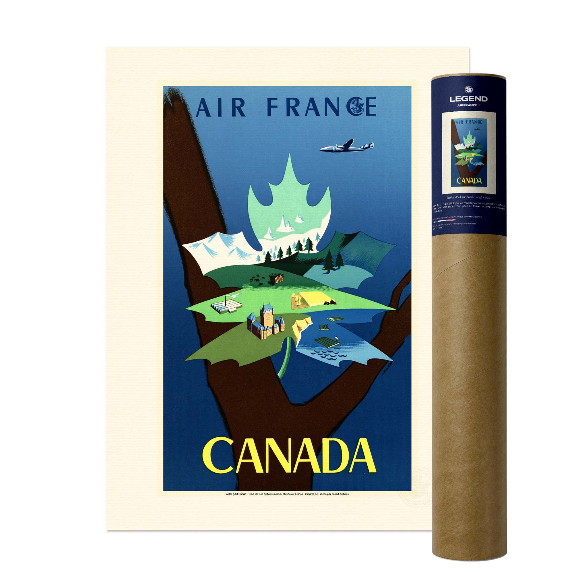 Affiche Air France - Canada