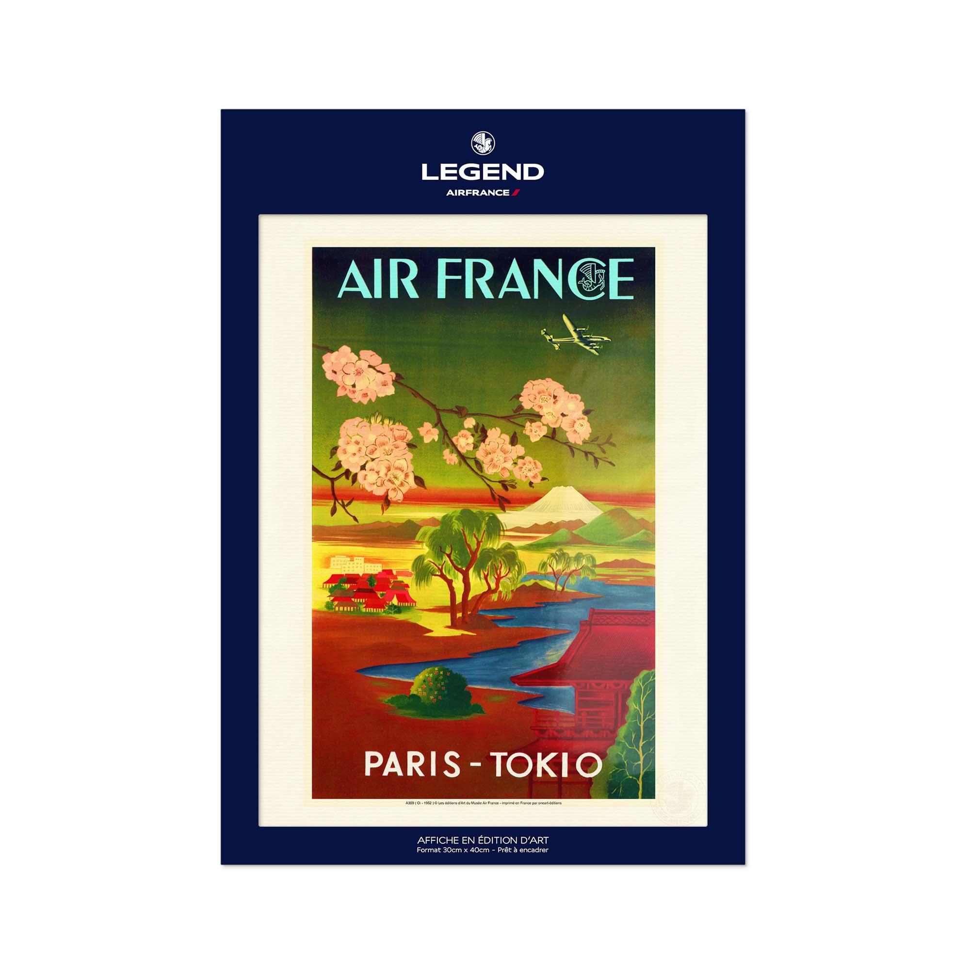 Air France poster - PARIS TOKIO