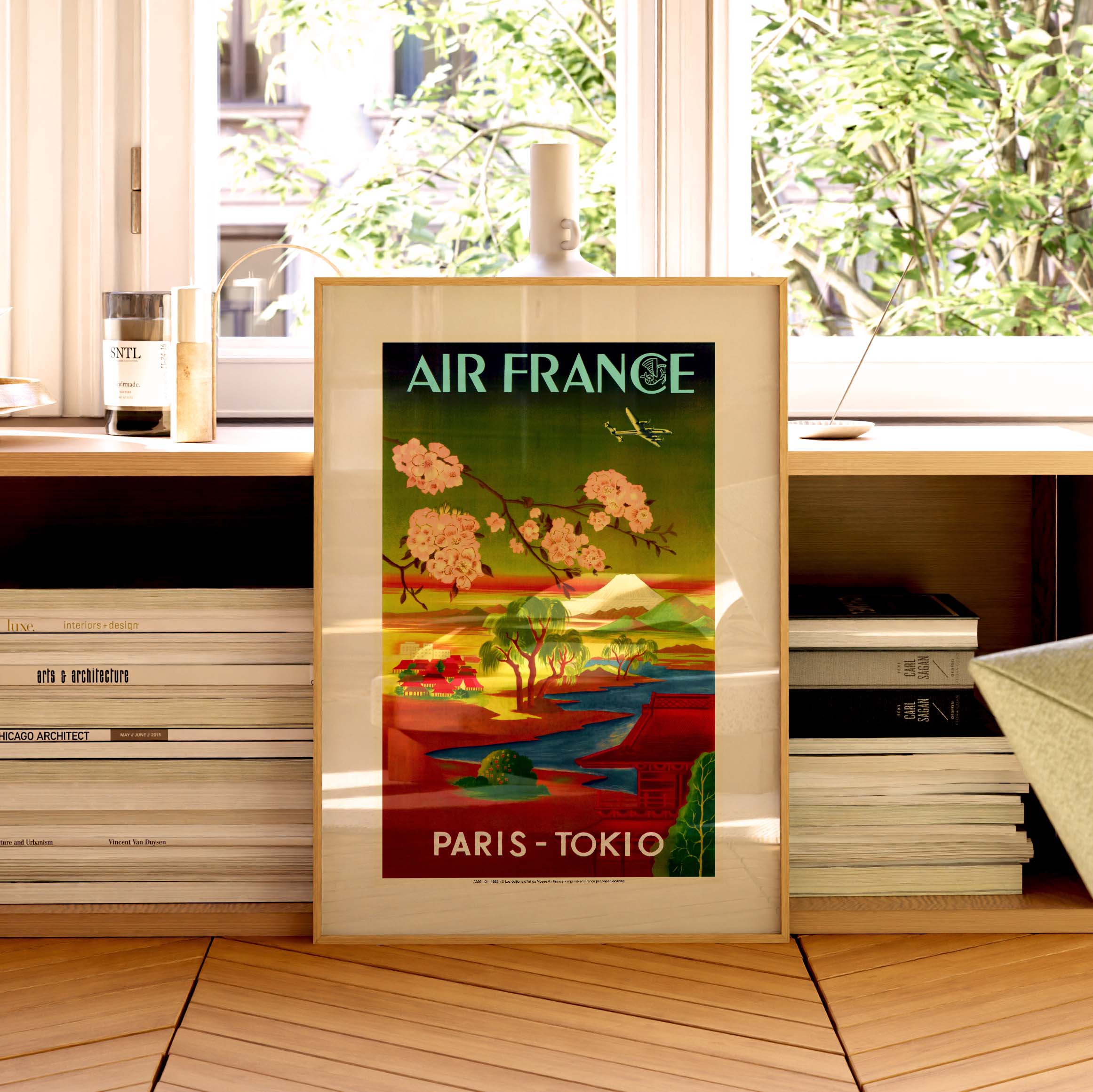 Affiche Air France - PARIS TOKIO