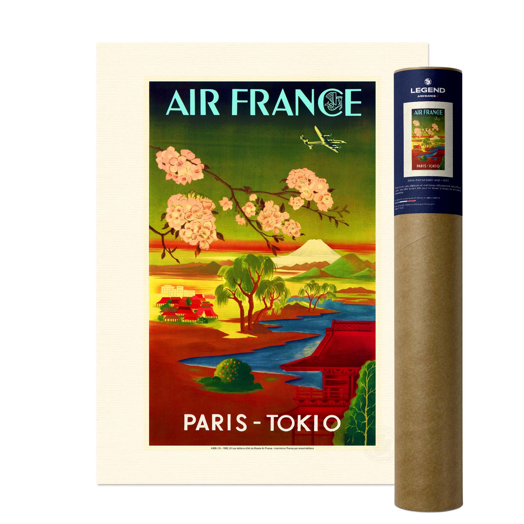 Air France poster - PARIS TOKIO