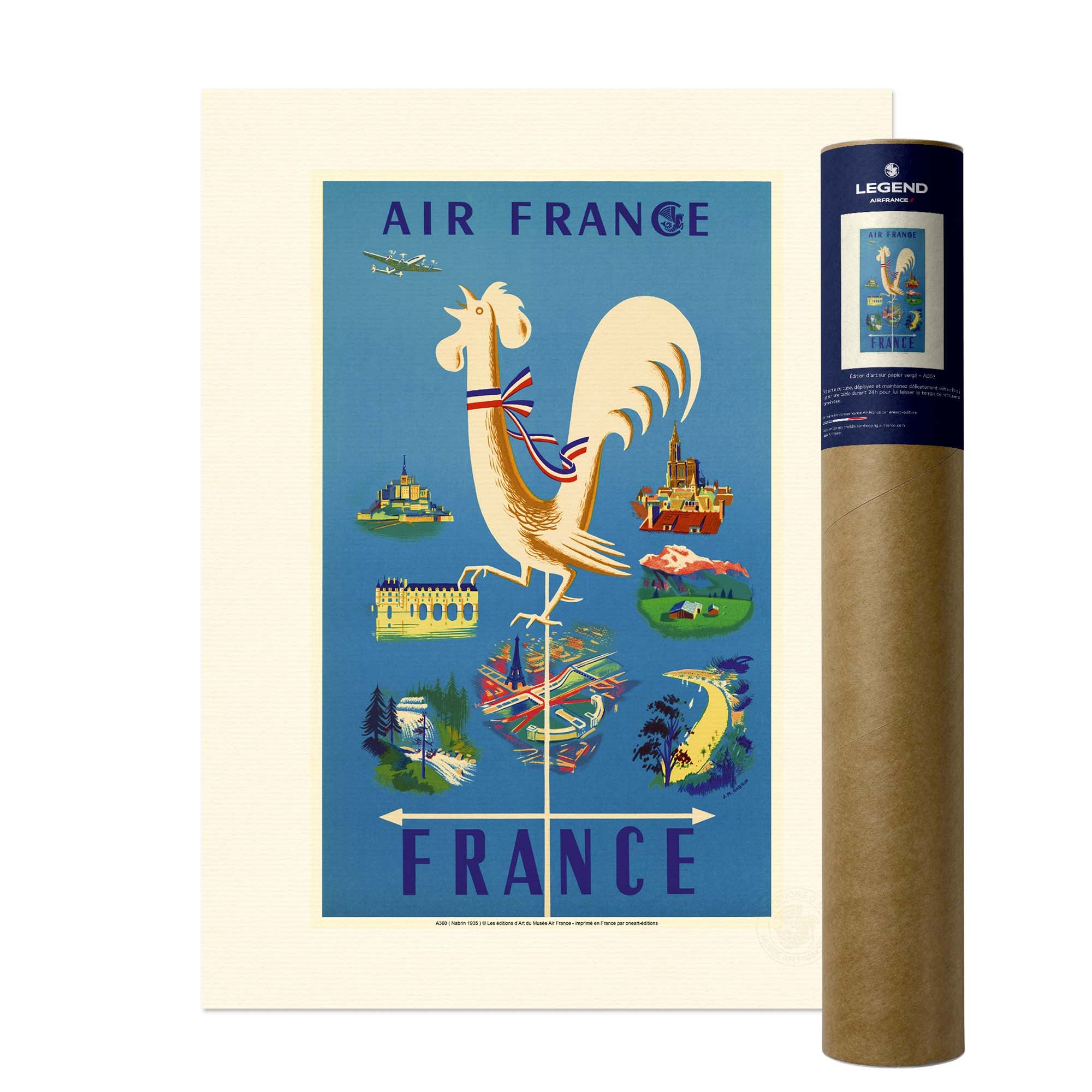 Air France Poster - France (Rooster)