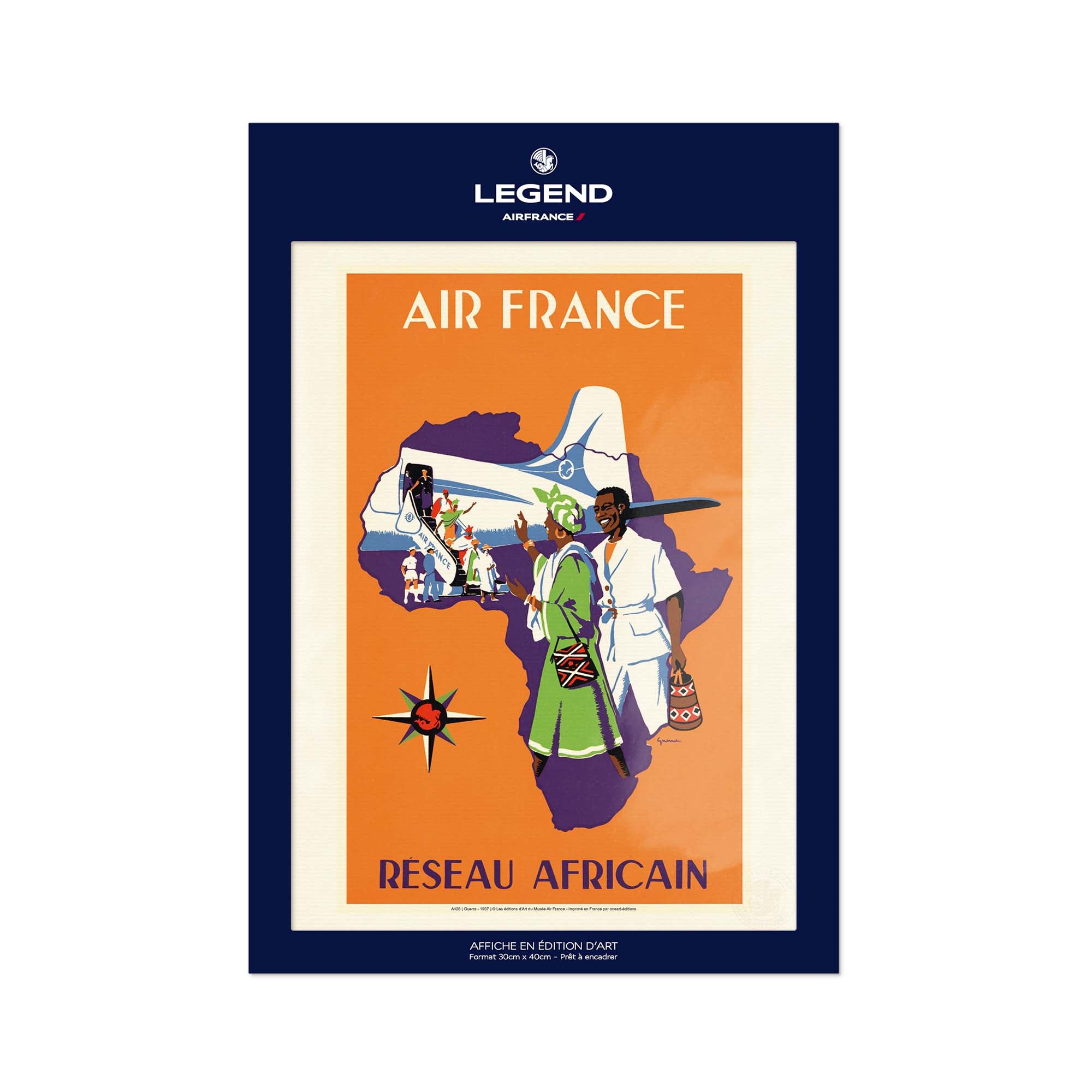 Air France Poster - African Network