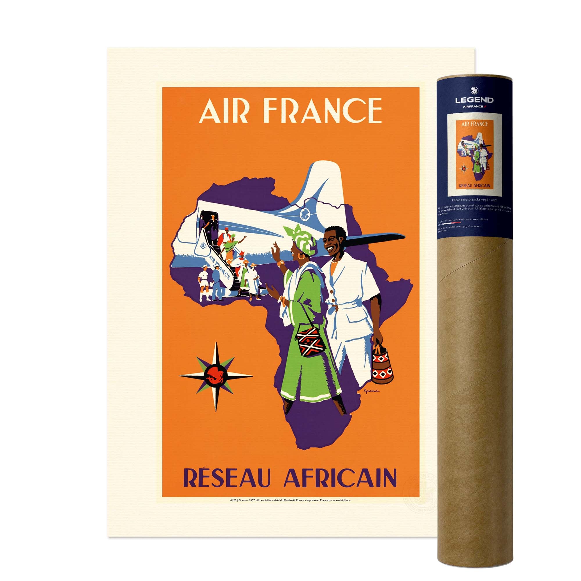 Air France Poster - African Network